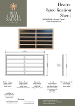Load image into Gallery viewer, Carbon Far Infrared Heating Panels (FR4 Graphene) Ultra Low-EMF