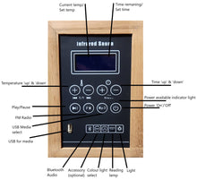 Load image into Gallery viewer, Universal Infrared Sauna Controller – Portrait Wall Control System
