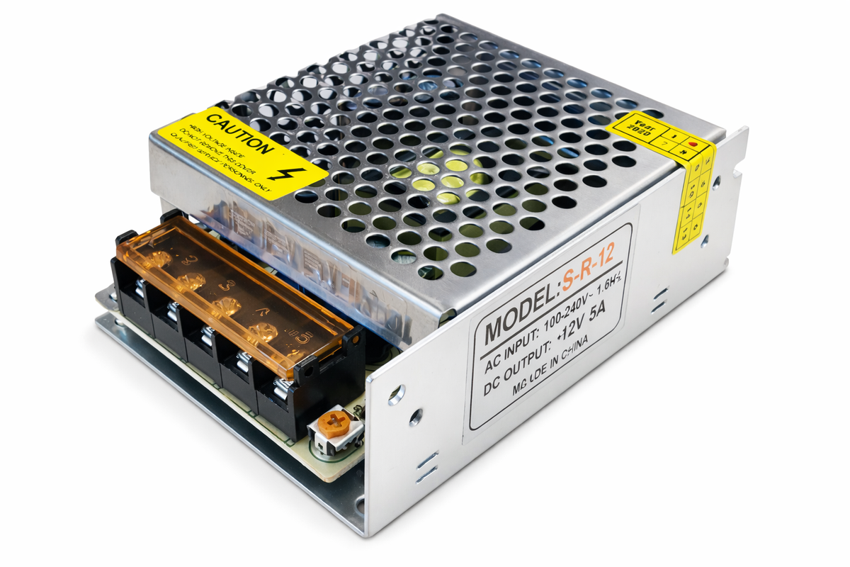 12V DC 60W (5A) Switching Power Supply – Infrared Sauna Control Systems