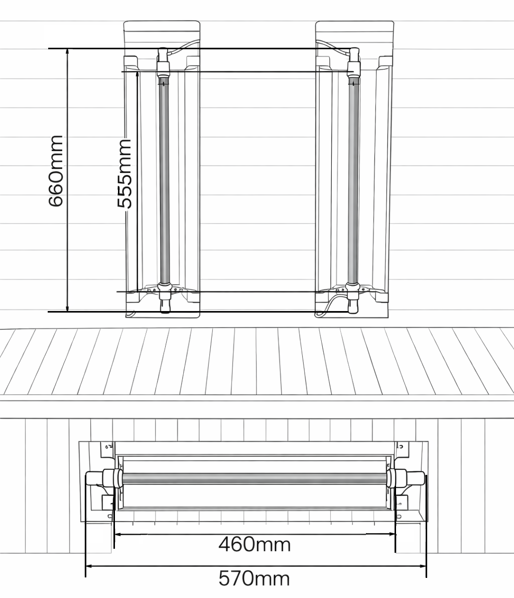 Ceramic Infrared Sauna Heater Tube – Replacement FAR Infrared Heating Element