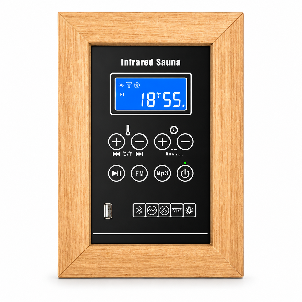 Sauna Control Module Universal Infrared Sauna Controller – Portrait Wall Control System ...