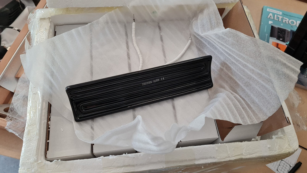 Rectangular Ceramic Infrared Sauna Heater – 163W 230V (HealthWave & iHealth Compatible)
